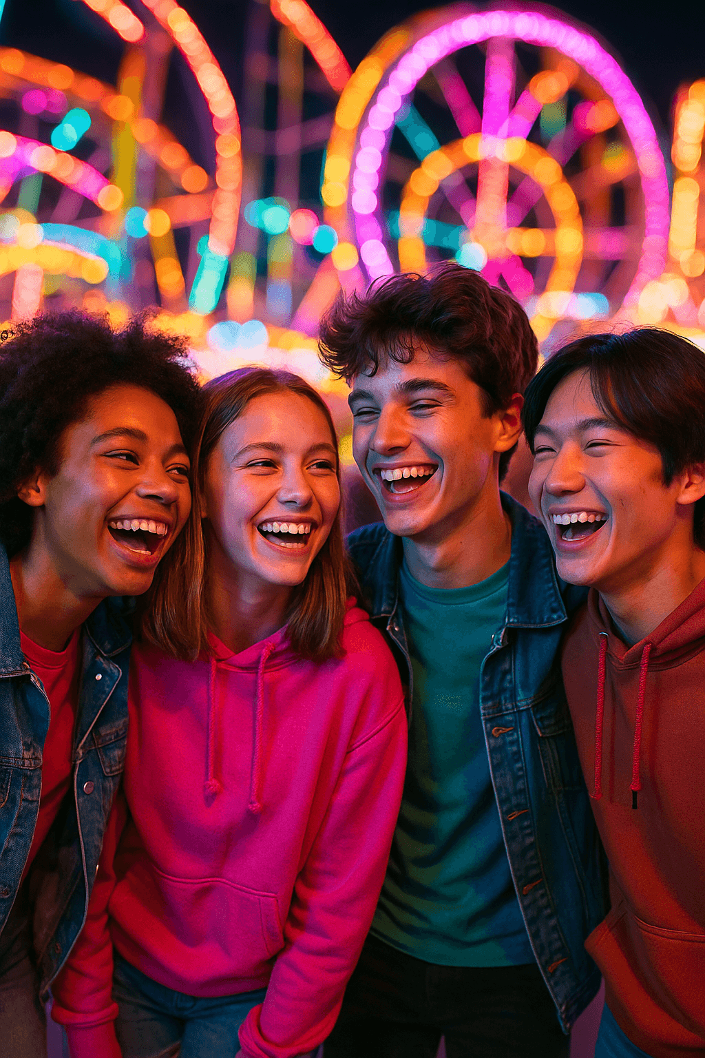 Neon Laughter Connection