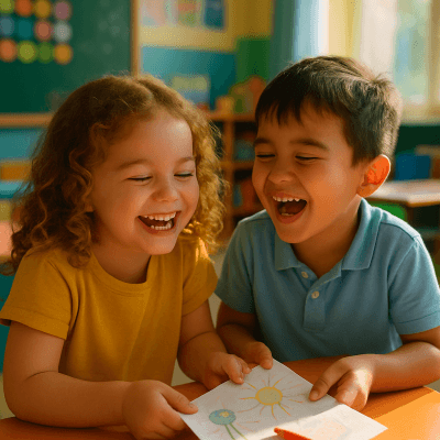 Children's Joyful Creativity fine art poster for office walls