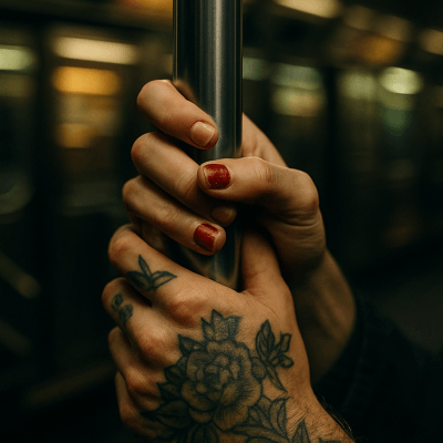 Intertwined Hands On Subway printable art for gallery wall