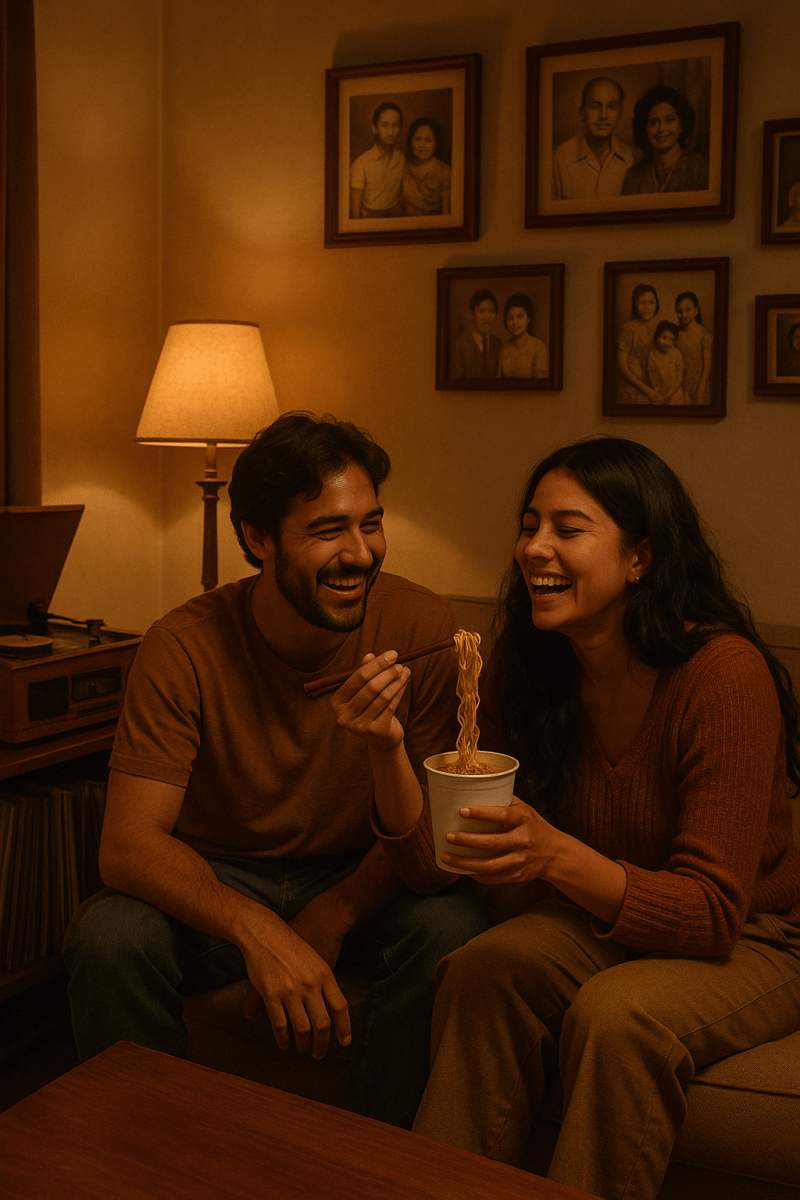 Cozy Evening Together fine art poster for office walls