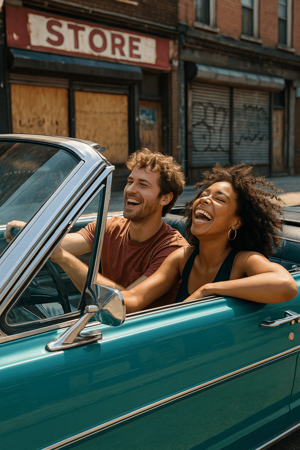 Joyful Vintage Cruise wall art print for home decor