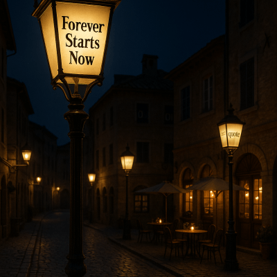 Enchanting Night Square wall art print for home decor