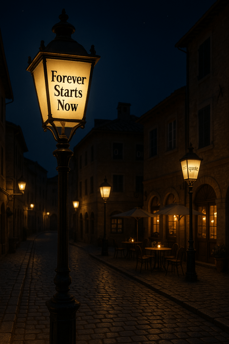 Enchanting Night Square wall art print for home decor