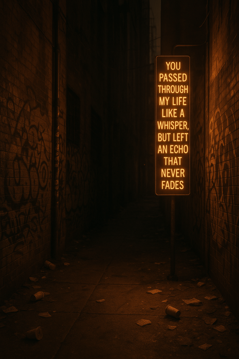 Echoing Urban Alley wall art print for home decor
