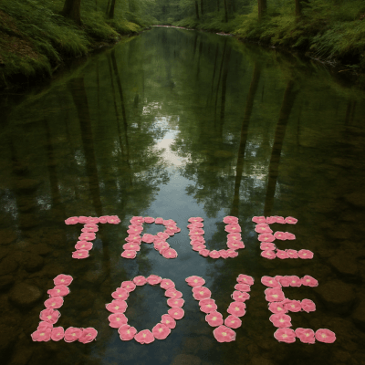 True Love Stream contemporary art piece for any space