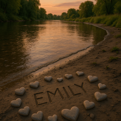 Heartfelt River Reflection printable art for gallery wall