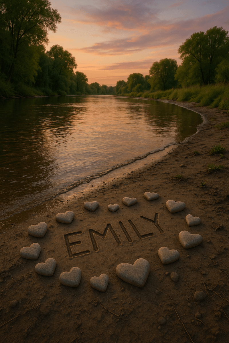 Heartfelt River Reflection printable art for gallery wall