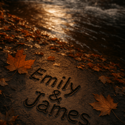 Love's Autumn Farewell contemporary art piece for any space