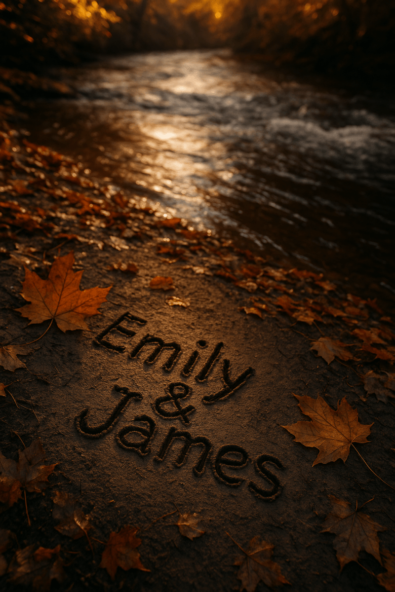 Love's Autumn Farewell contemporary art piece for any space