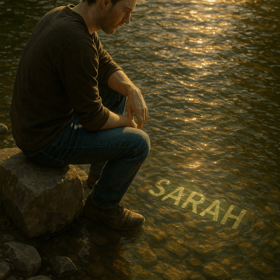 Reflective Riverside Gaze wall art print for home decor