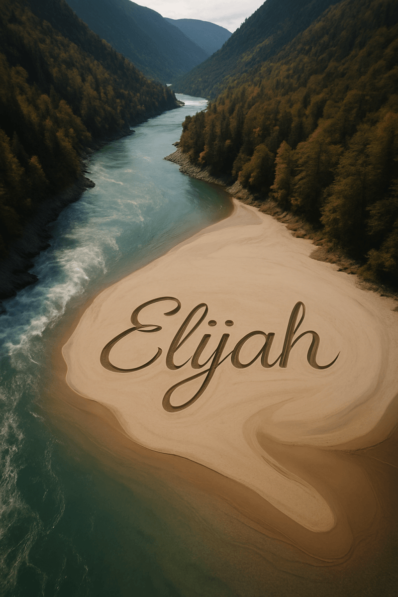 Elijah On River Delta digital artwork for bedroom or office