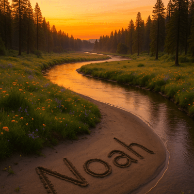 Sunrise River Serenity contemporary art piece for any space