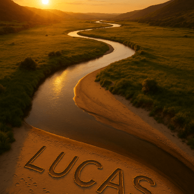 Golden Hour River fine art poster for office walls