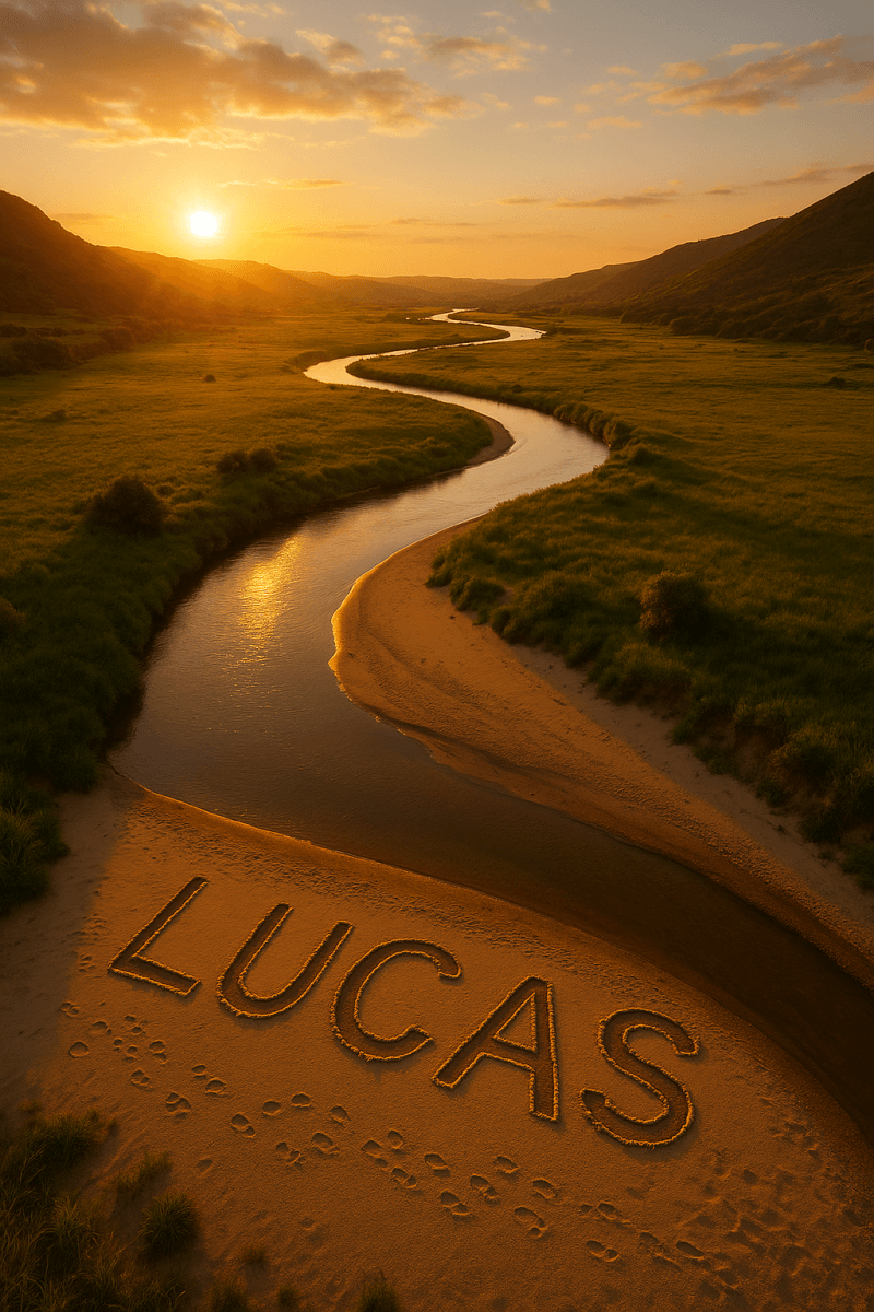Golden Hour River fine art poster for office walls