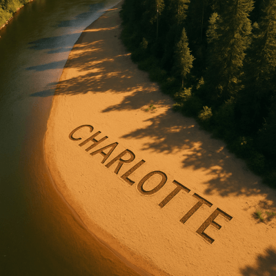 Riverbank Tribute To Charlotte wall art print for home decor