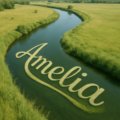 Amelia's Riverbank View wall art print for home decor