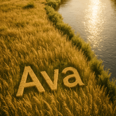 Ava By The Water wall art print for home decor