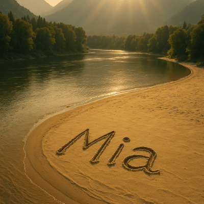 Mia's Riverside Tribute fine art poster for office walls