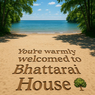 Welcome To Bhattarai Beach high‑resolution printable wall decor