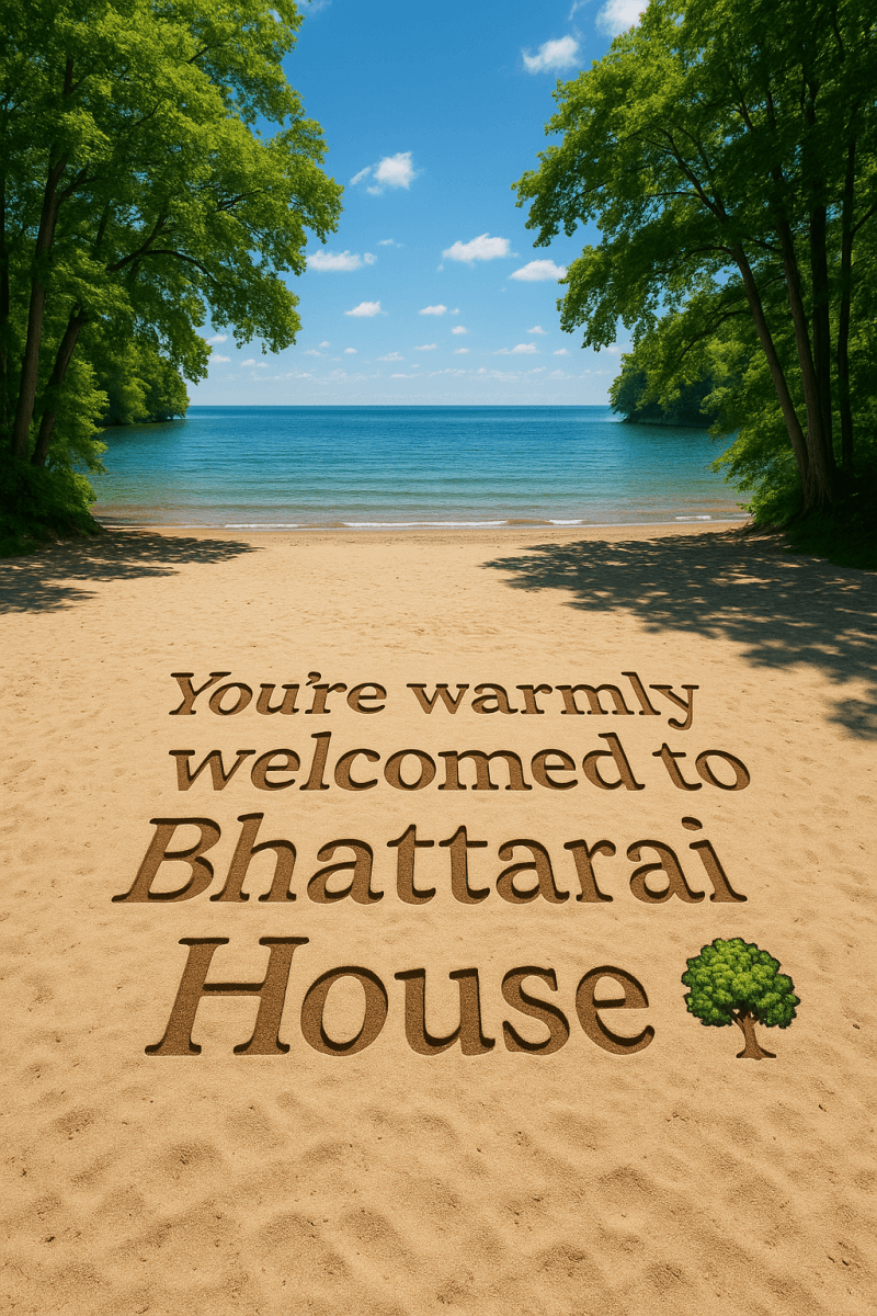 Welcome To Bhattarai Beach high‑resolution printable wall decor