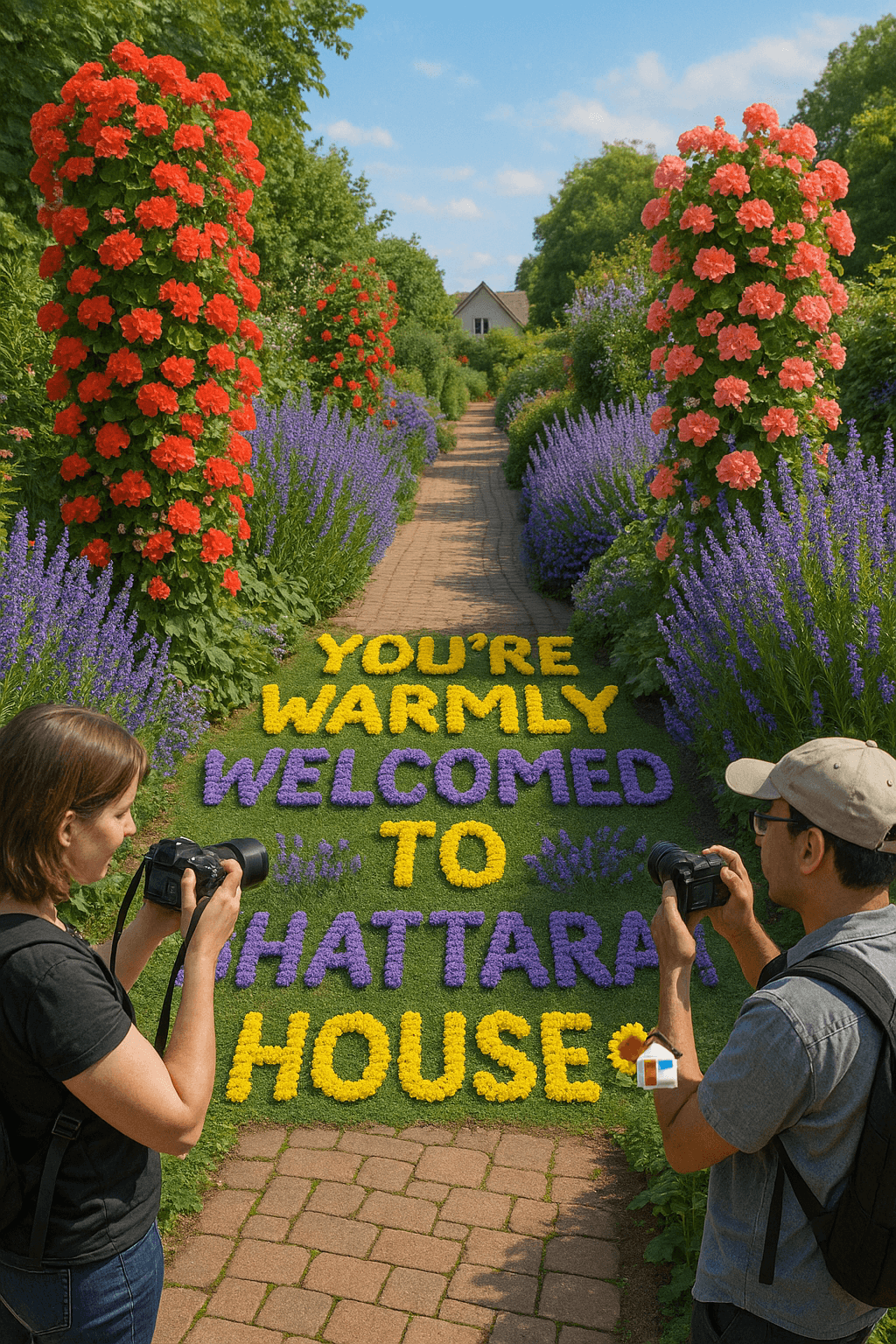 Welcome To Bhattarai House fine art poster for office walls