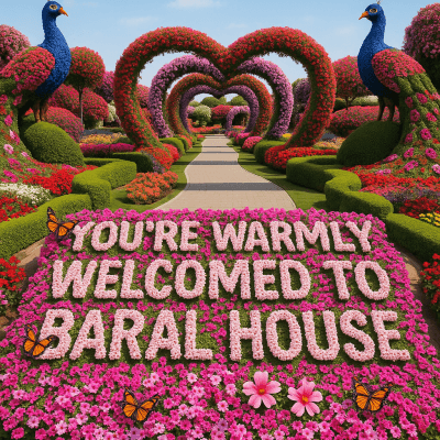 Welcoming Floral Garden canvas wall art for living room