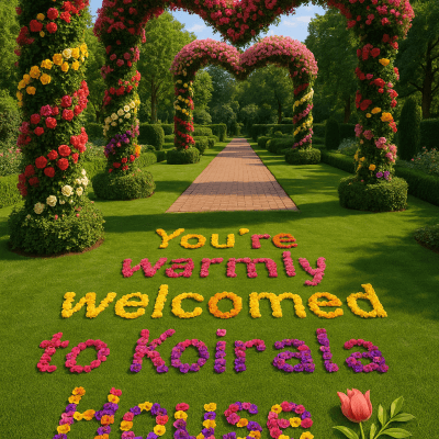 Koirala House Garden Entrance wall art print for home decor