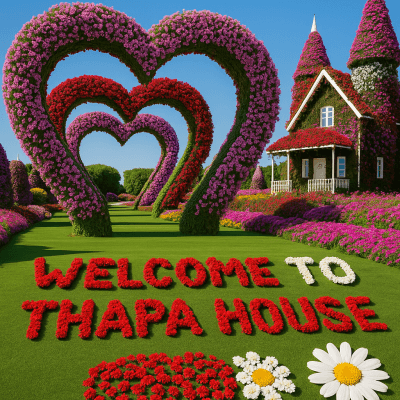 Floral Wonderland Entrance high‑resolution printable wall decor