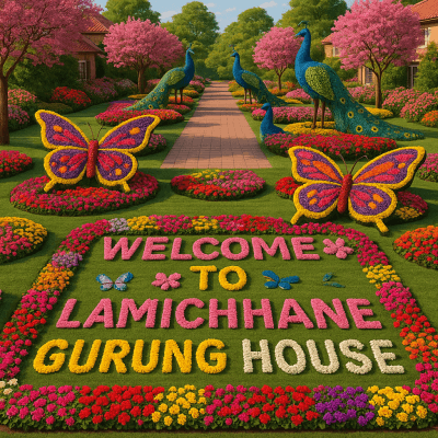 Floral Avenue Welcome contemporary art piece for any space