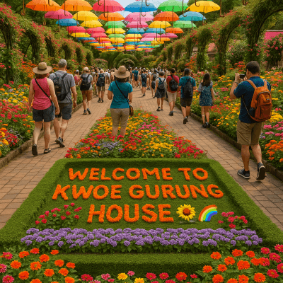 Floral Garden Celebration canvas wall art for living room