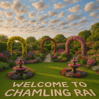 Chamling Rai Garden Welcome fine art poster for office walls