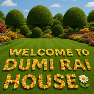 Flower Sanctuary Welcome canvas wall art for living room