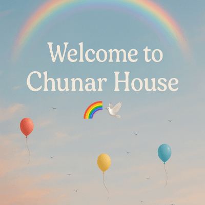 Welcome Sky View canvas wall art for living room