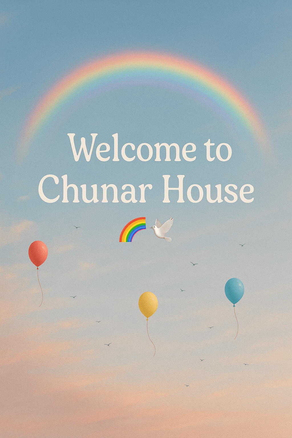 Welcome Sky View canvas wall art for living room