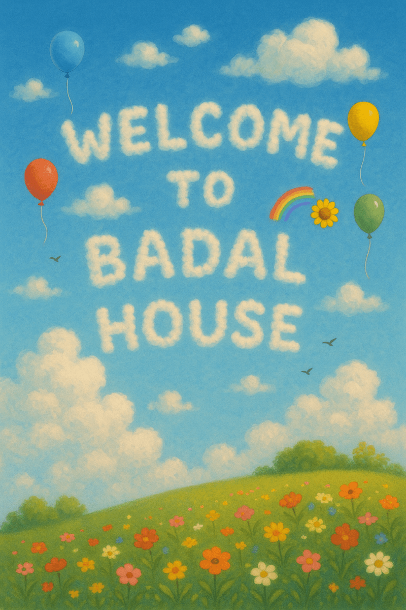 Badal House Welcome high‑resolution printable wall decor