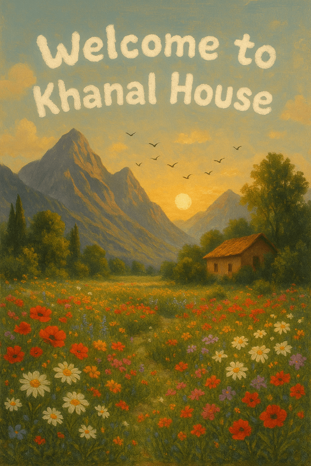 Khanal House Serenity contemporary art piece for any space