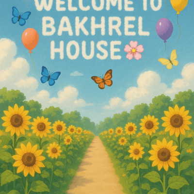 Sunflower Garden Welcome contemporary art piece for any space