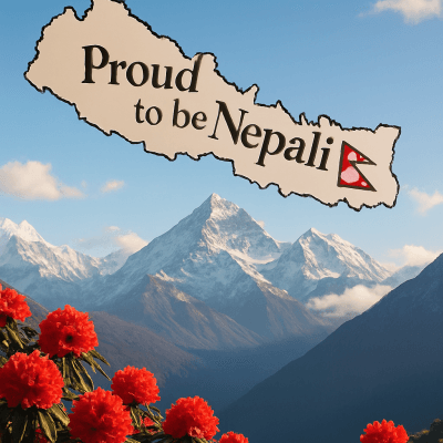 Nepalese Pride Landscape printable art for gallery wall