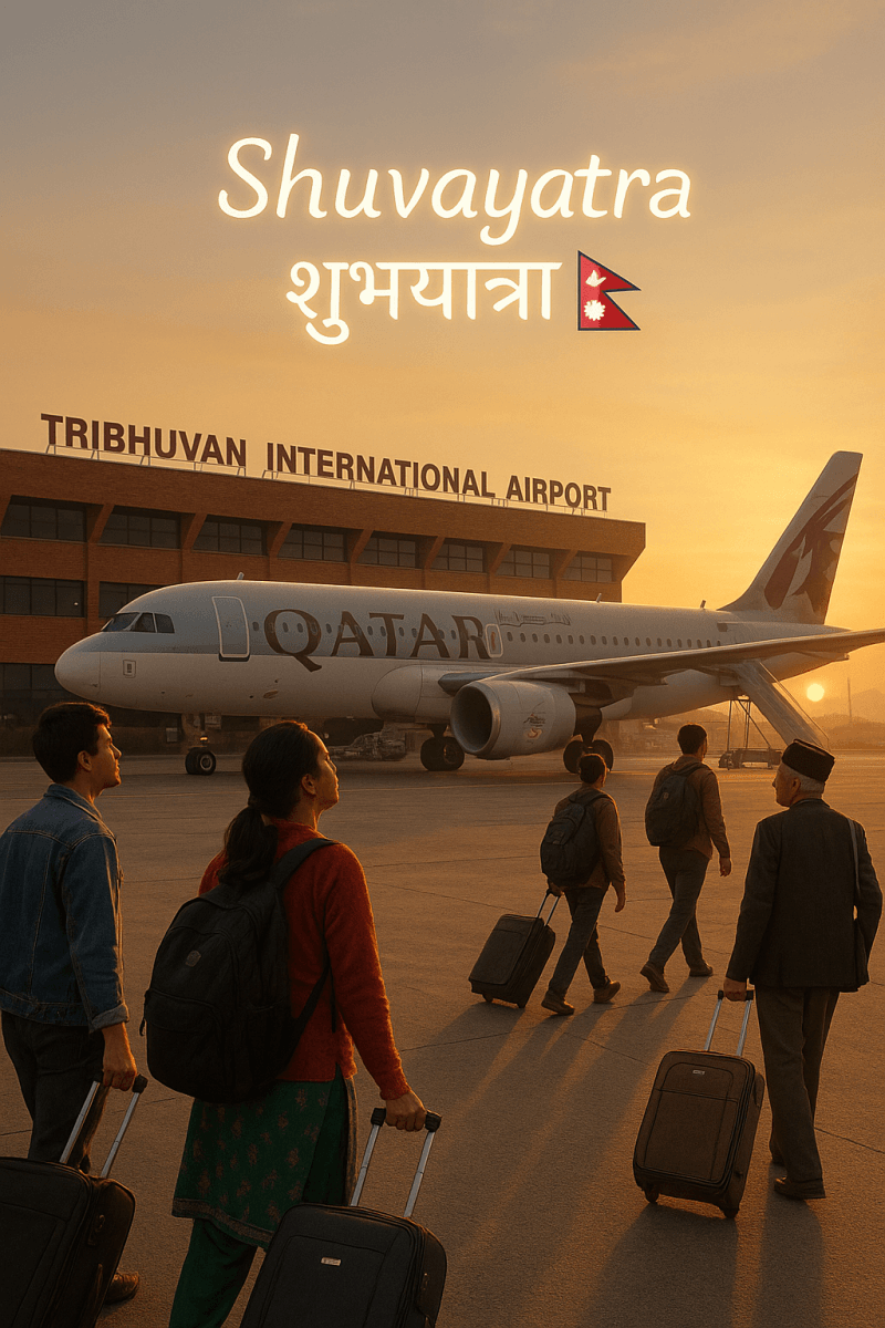 Nepali Farewell At Dawn