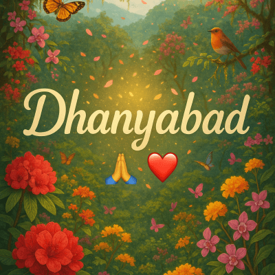 Nepali Jungle Gratitude digital artwork for bedroom or office