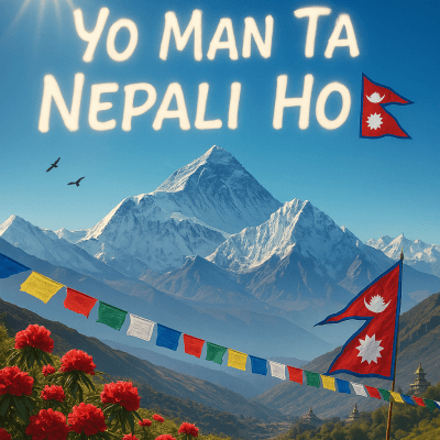 Mount Everest Glory digital artwork for bedroom or office