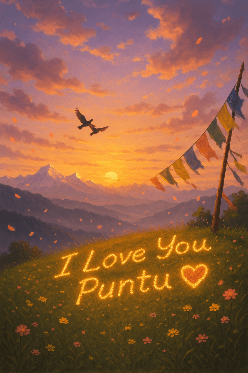Sunset Love Declaration