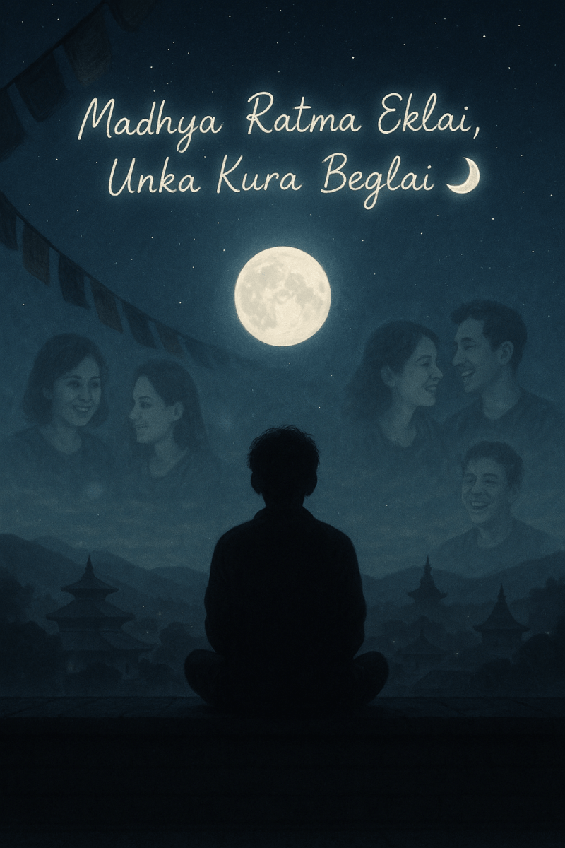 Midnight Solitude Reflections Unka kura beglai