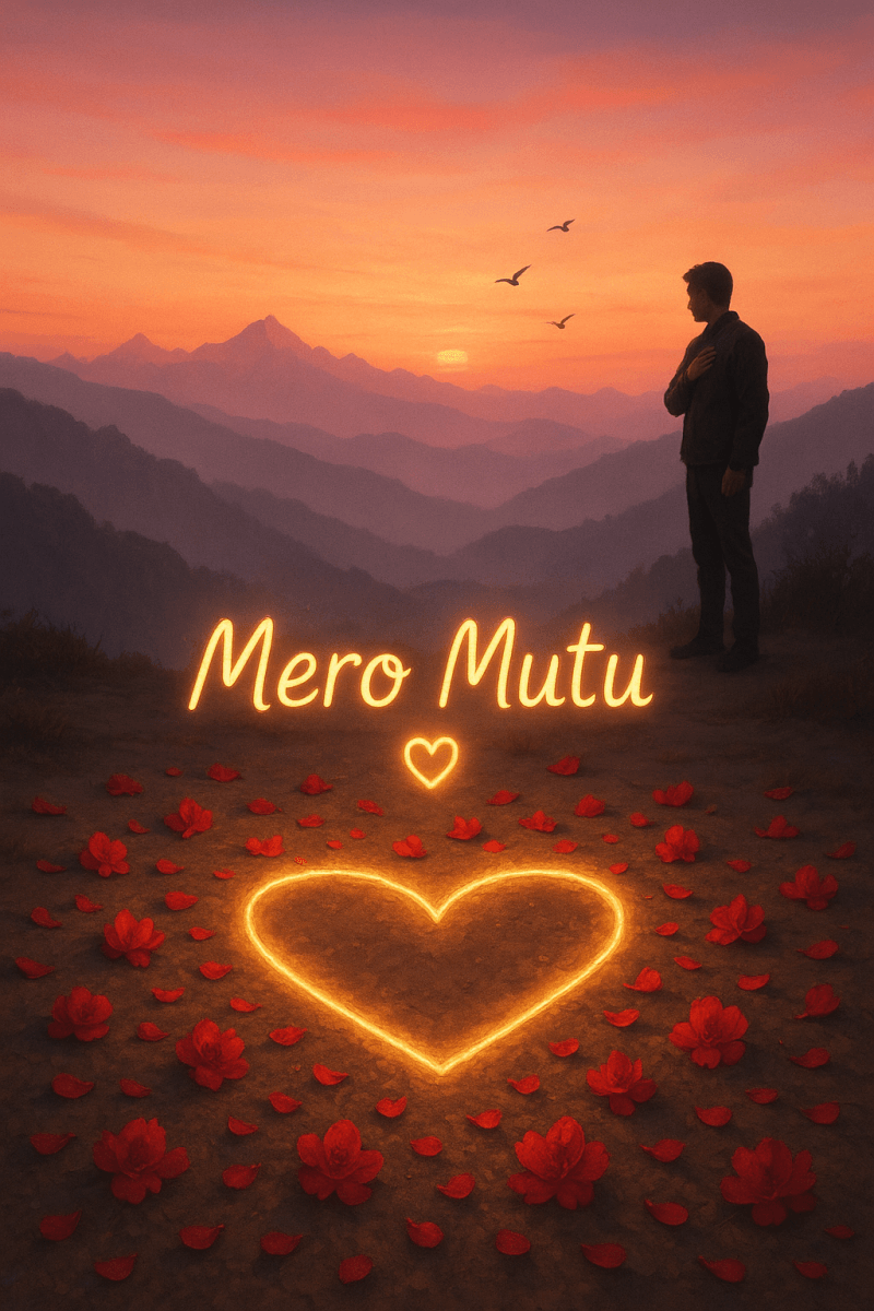 Heartfelt Himalayan Sunset