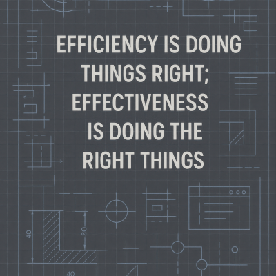 Blueprint Of Efficiency (4k)