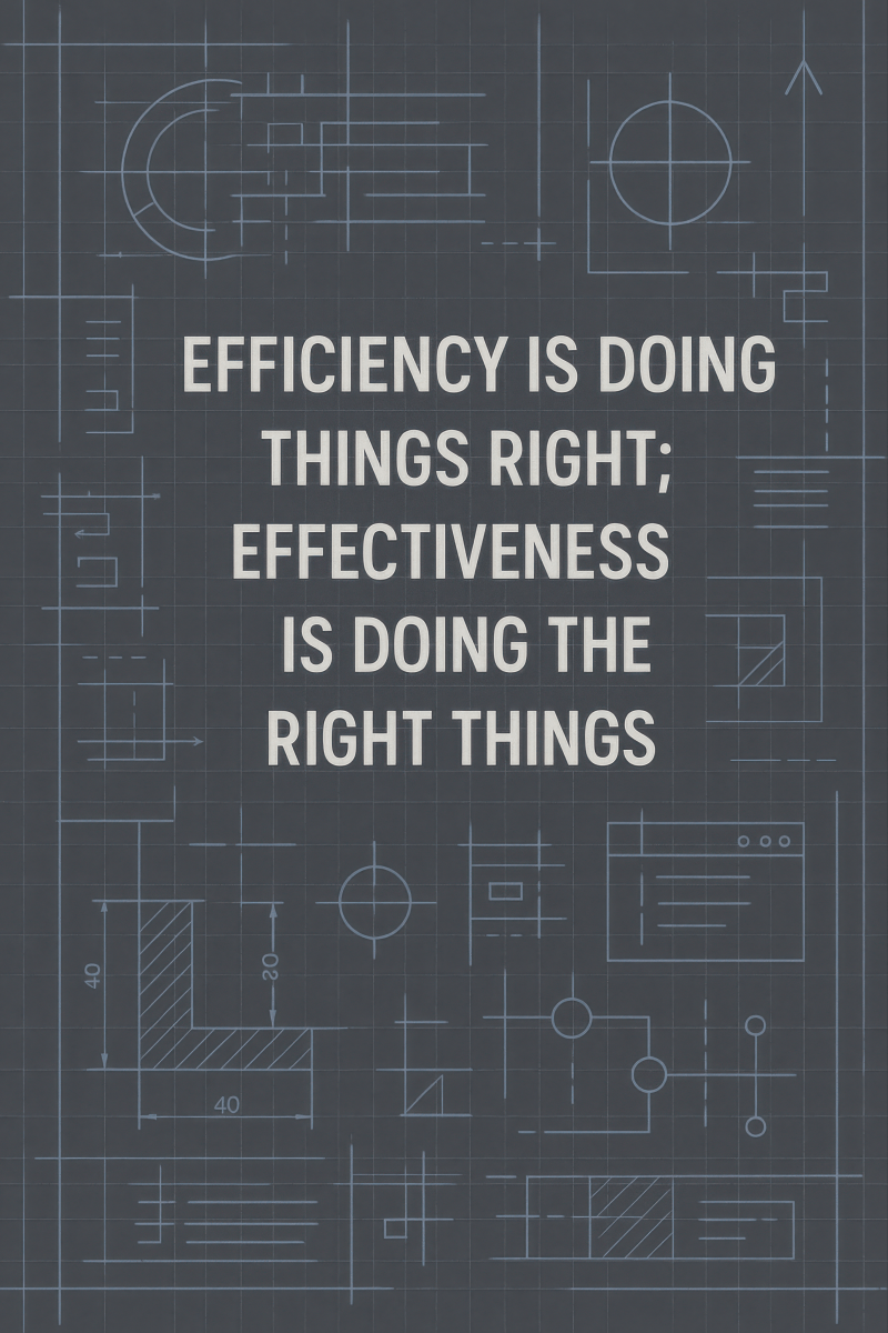 Blueprint Of Efficiency (4k)