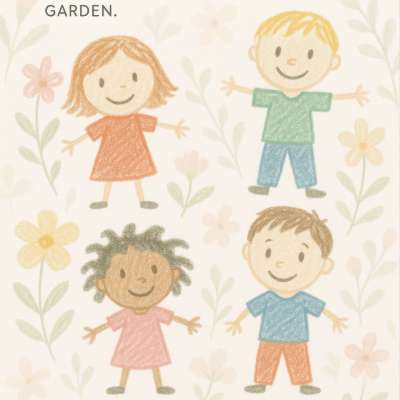 Childrens Floral Garden (4k)