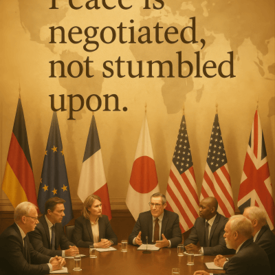 Diplomatic Negotiations Summit (4k)