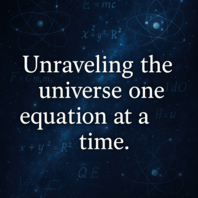 Cosmic Equation Unravel (4k)