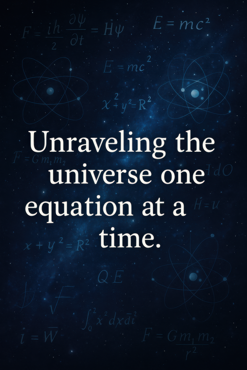 Cosmic Equation Unravel (4k)